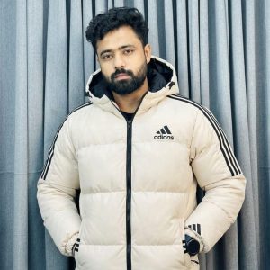 Adidas Edition Premium Off-White Puffer Jacket
