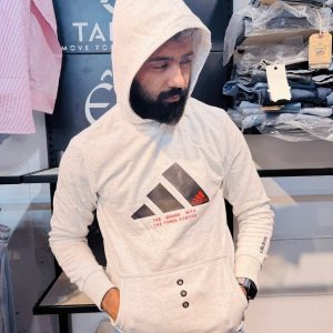 Adidas Edition Premium Ash Grey Winter Hoodie