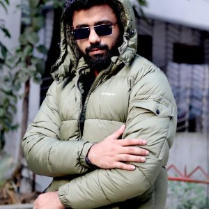Carhartt Edition Premium Olive Green Puffer Jacket
